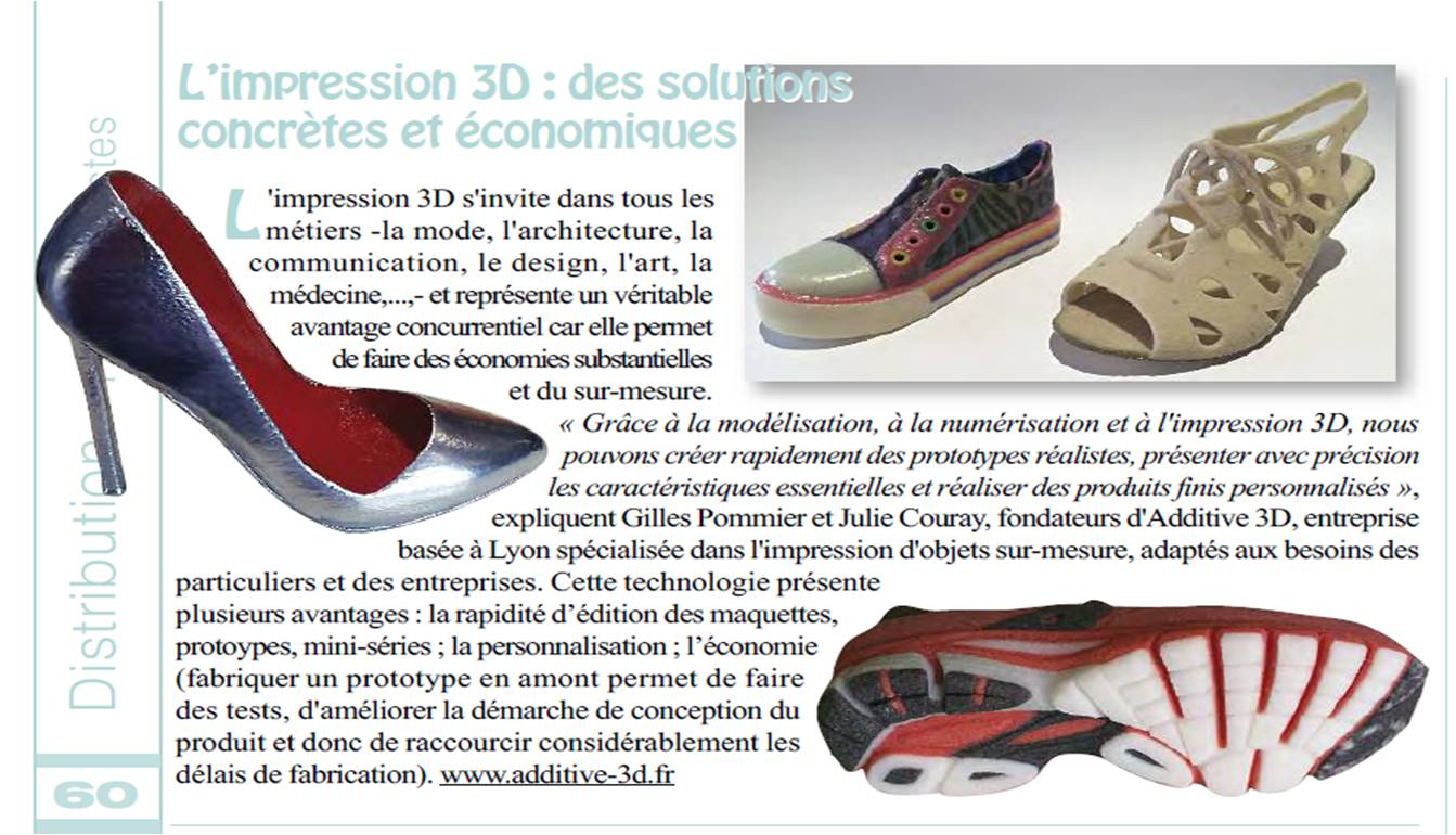 Chaussures imprimes en 3D